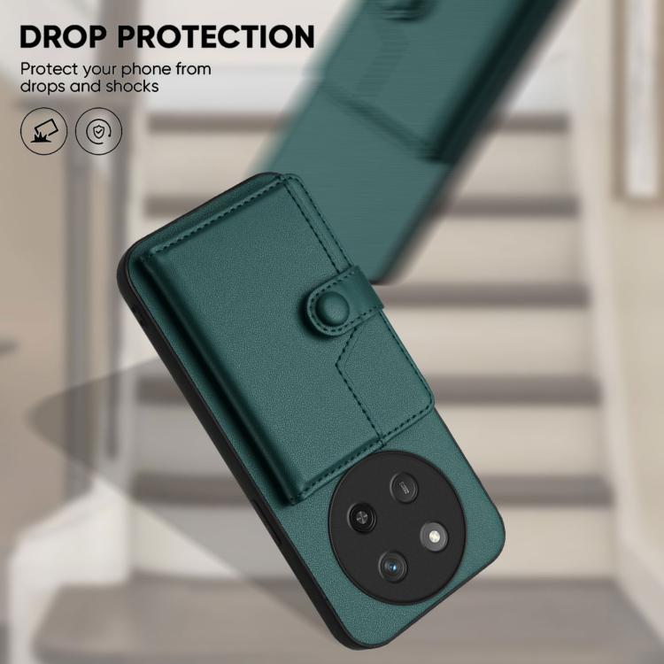 For Honor X60 Pro / X9c / Magic7 Lite Button Card Bag RFID Anti-theft Phone Case