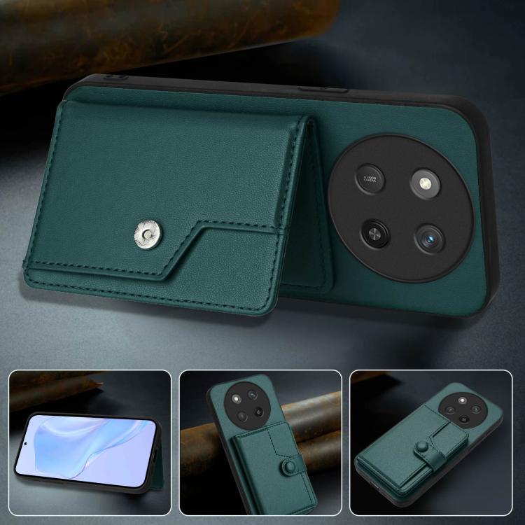 For Honor X60 Pro / X9c / Magic7 Lite Button Card Bag RFID Anti-theft Phone Case