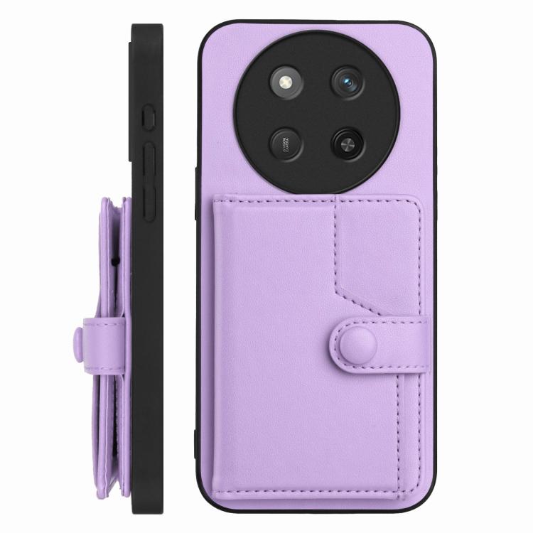 For Honor X60 Pro / X9c / Magic7 Lite Button Card Bag RFID Anti-theft Phone Case