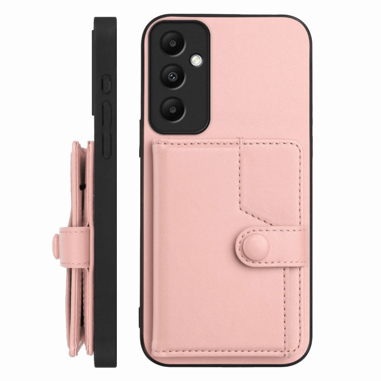 For Samsung Galaxy A05s 4G Button Card Bag RFID Anti-theft Phone Case