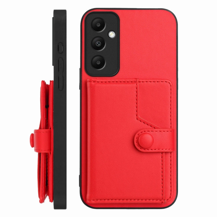 For Samsung Galaxy A05s 4G Button Card Bag RFID Anti-theft Phone Case