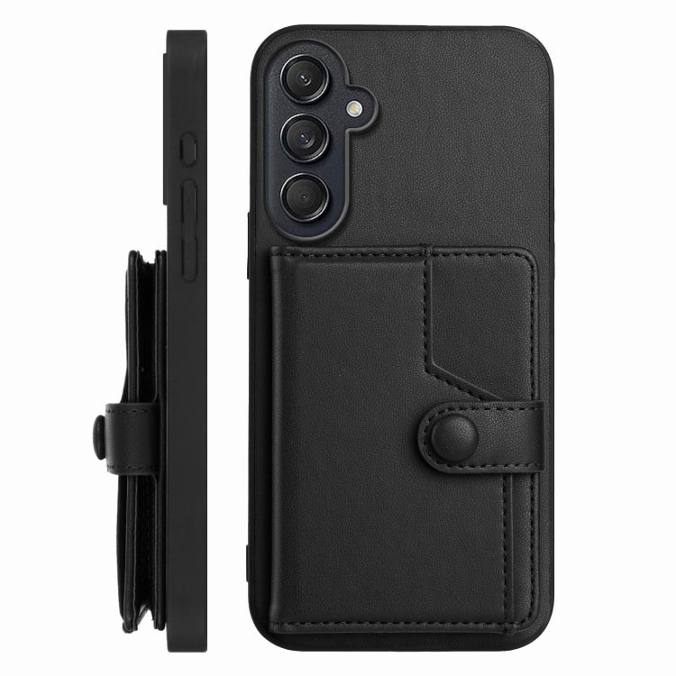 For Samsung Galaxy M55 / C55 5G Button Card Bag RFID Anti-theft Phone Case