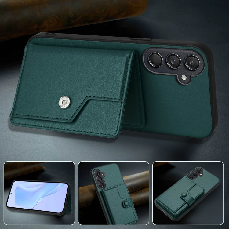 For Samsung Galaxy M55 / C55 5G Button Card Bag RFID Anti-theft Phone Case