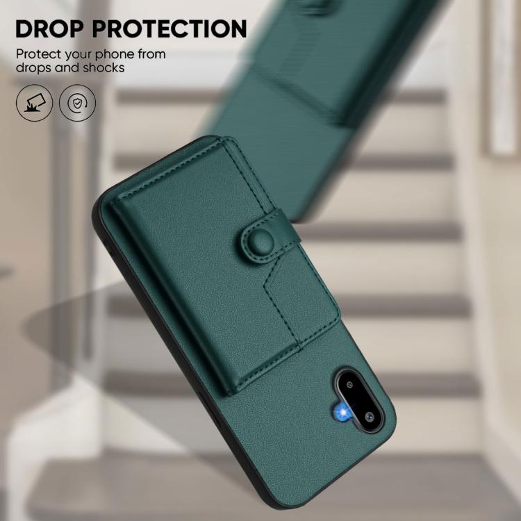 For Samsung Galaxy M06 5G / F06 5G Button Card Bag RFID Anti-theft Phone Case