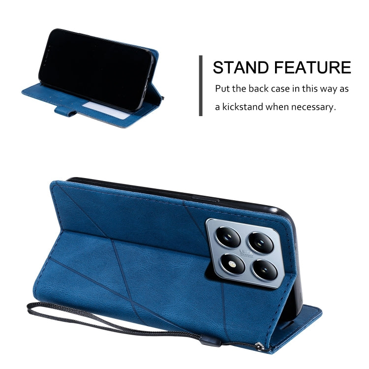 For Xiaomi 14T Pro Skin Feel Splicing Leather Phone Case