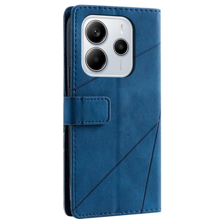 For Redmi Note 14 5G 163.25mm Skin Feel Splicing Leather Phone Case
