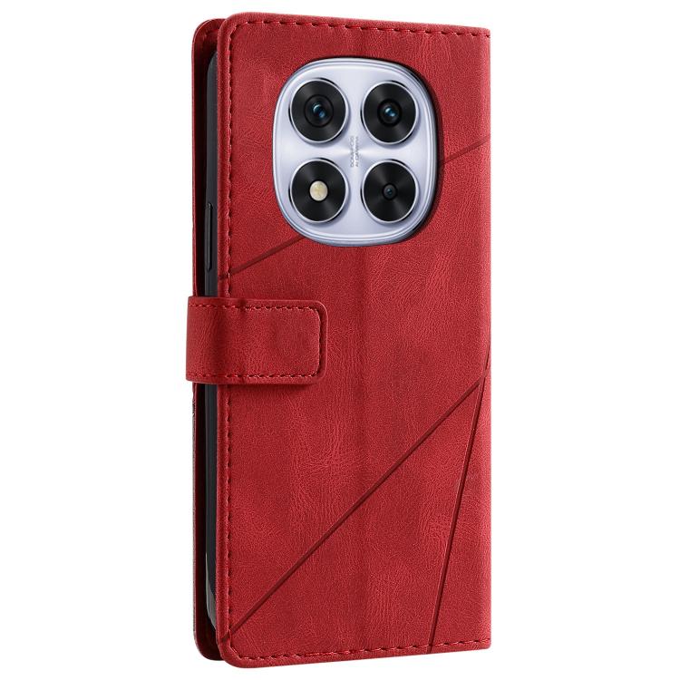 For Redmi Note 14 Pro 4G Skin Feel Splicing Leather Phone Case