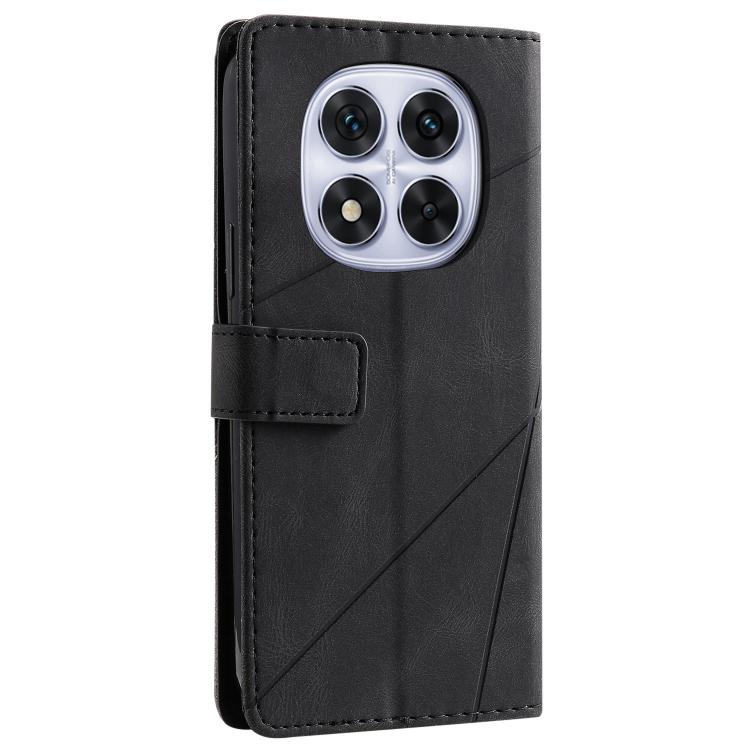 For Redmi Note 14 Pro 4G Skin Feel Splicing Leather Phone Case