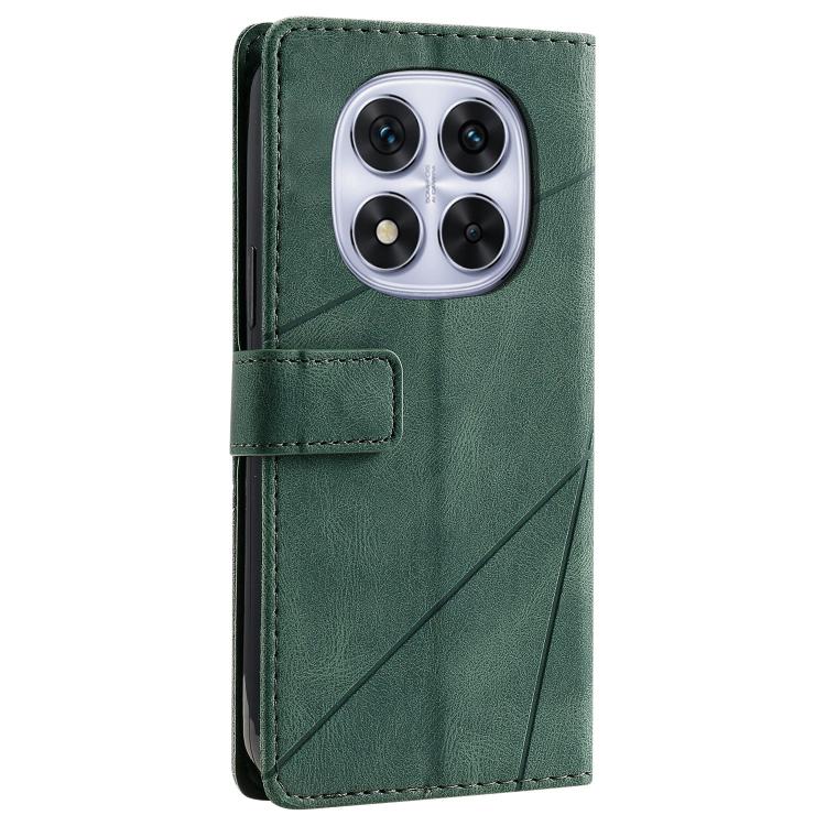 For Redmi Note 14 Pro 4G Skin Feel Splicing Leather Phone Case
