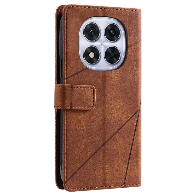 For Redmi Note 14 Pro 4G Skin Feel Splicing Leather Phone Case