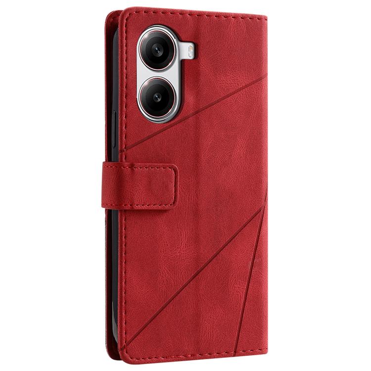 For Redmi Turbo 4 5G / Poco X7 Pro 5G Skin Feel Splicing Leather Phone Case