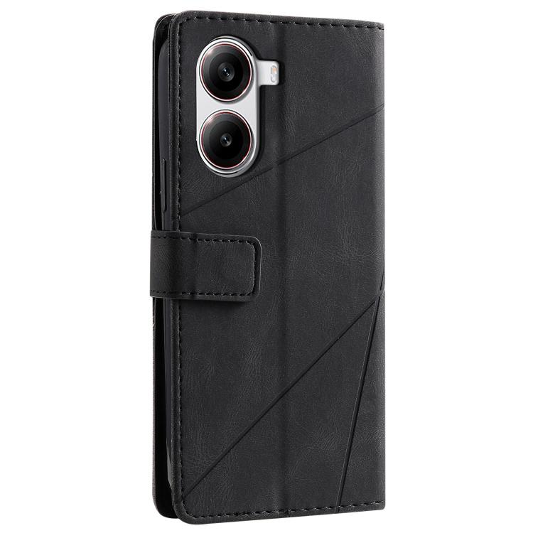 For Redmi Turbo 4 5G / Poco X7 Pro 5G Skin Feel Splicing Leather Phone Case