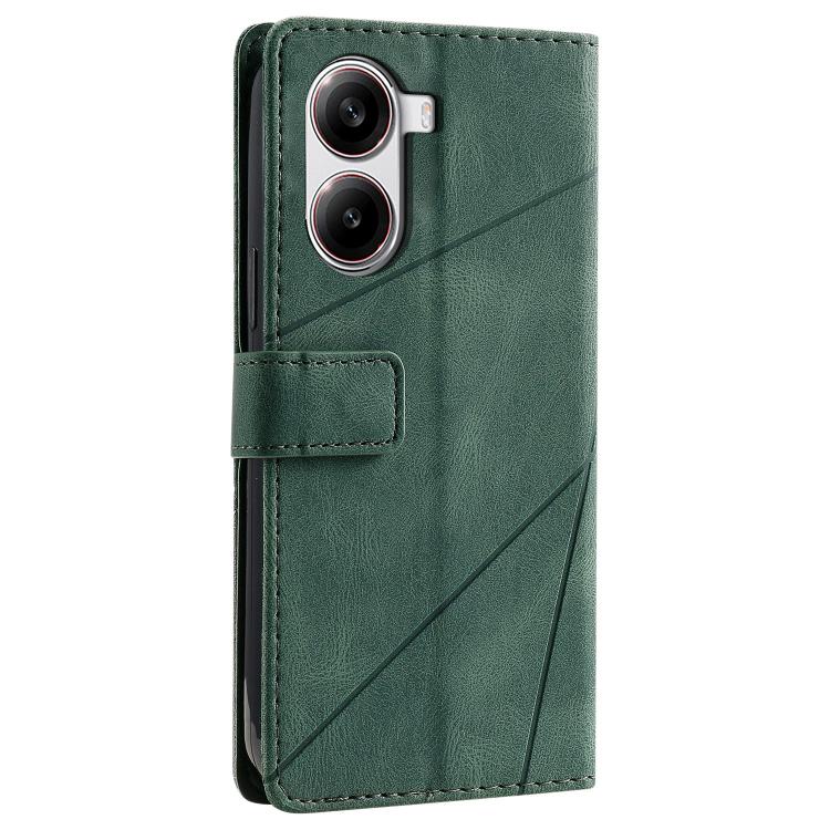 For Redmi Turbo 4 5G / Poco X7 Pro 5G Skin Feel Splicing Leather Phone Case