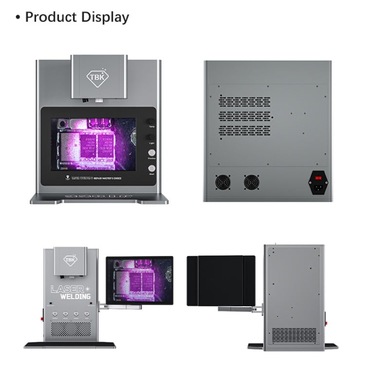 TBK 2203 Smart Infrared Laser Thermostatic Welding Machine with HD Camera, Plug:UK Plug