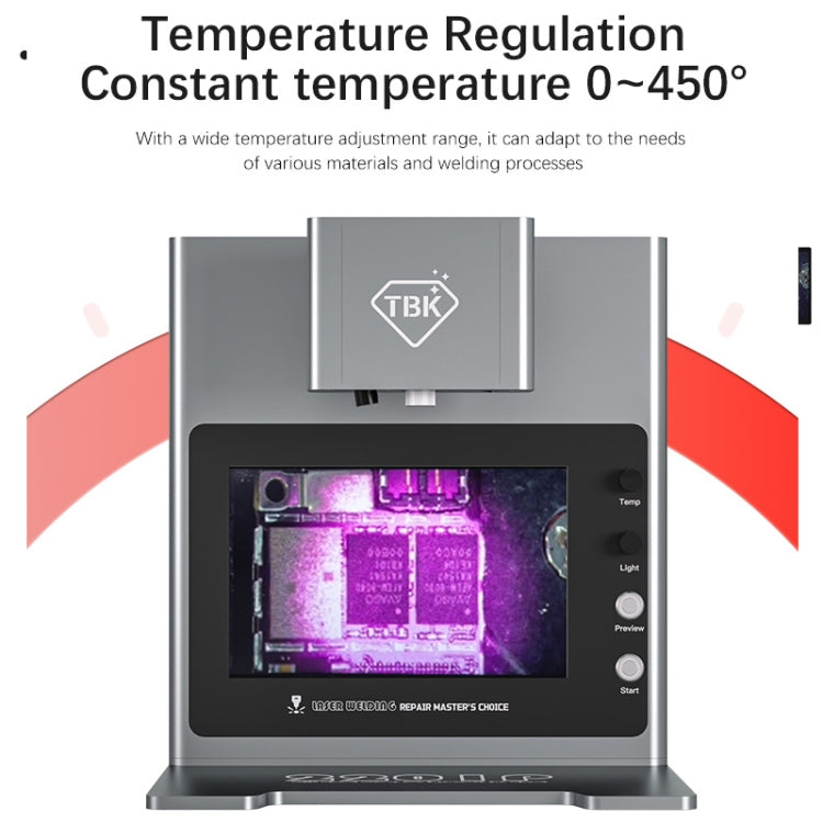 TBK 2205 Smart Infrared Laser Thermostatic Welding Machine with HD Camera, Plug:US Plug