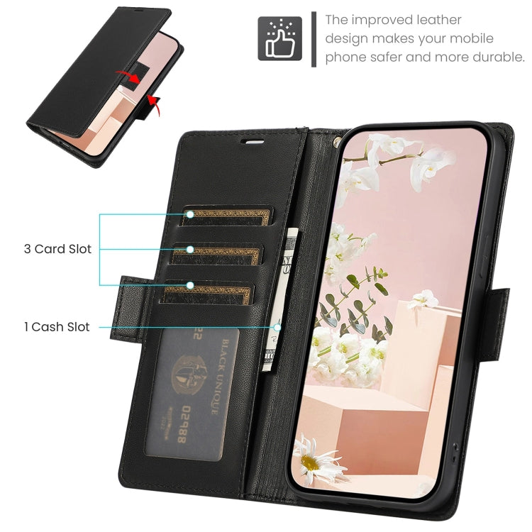 For Samsung Galaxy S25+ / S24+ 5G Side Buckle RFID Anti-theft Leather Phone Case