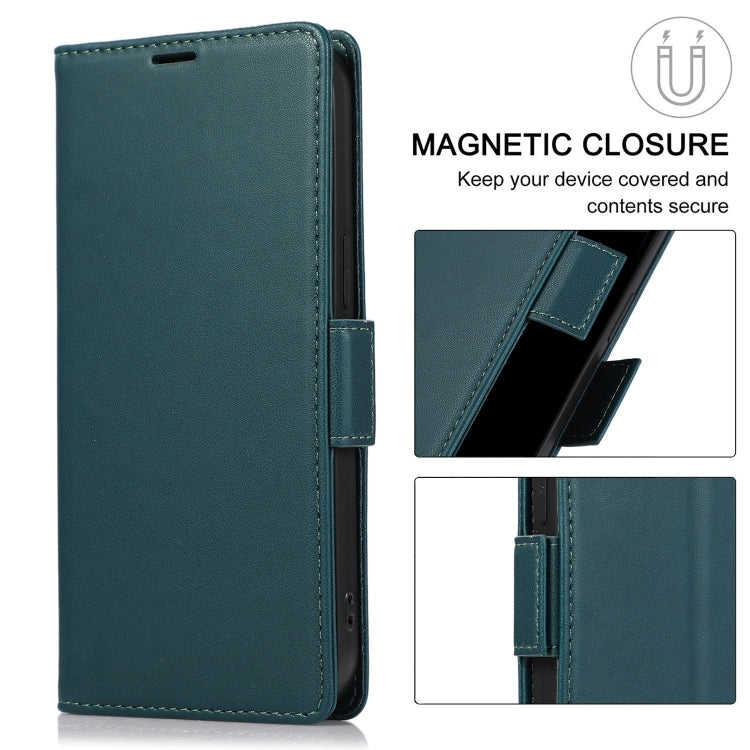 For Samsung Galaxy S25+ / S24+ 5G Side Buckle RFID Anti-theft Leather Phone Case