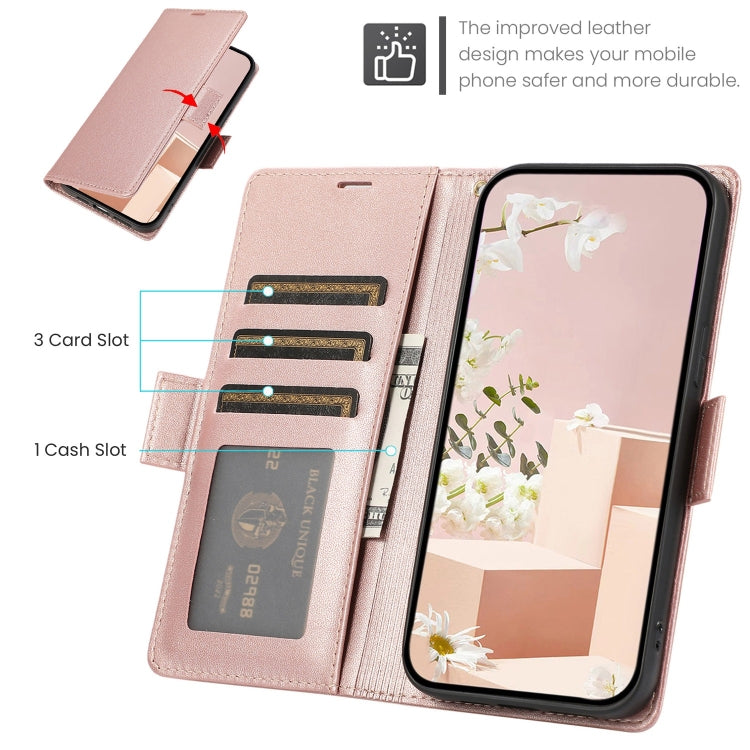 For Samsung Galaxy S25+ / S24+ 5G Side Buckle RFID Anti-theft Leather Phone Case