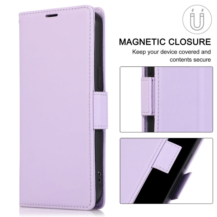For Samsung Galaxy S25+ / S24+ 5G Side Buckle RFID Anti-theft Leather Phone Case