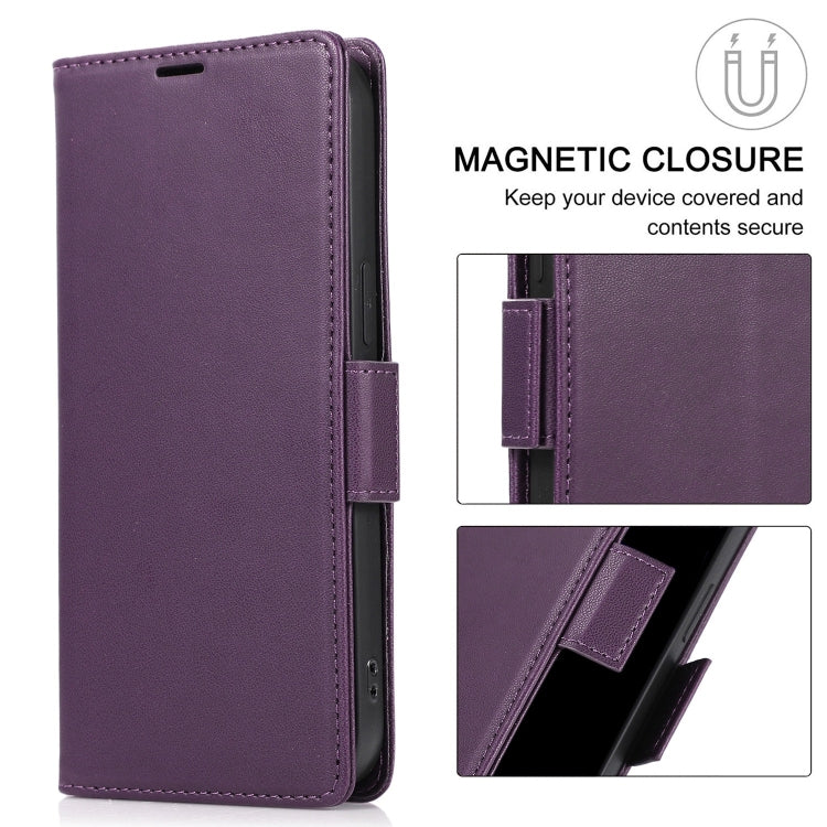 For Samsung Galaxy S25+ / S24+ 5G Side Buckle RFID Anti-theft Leather Phone Case