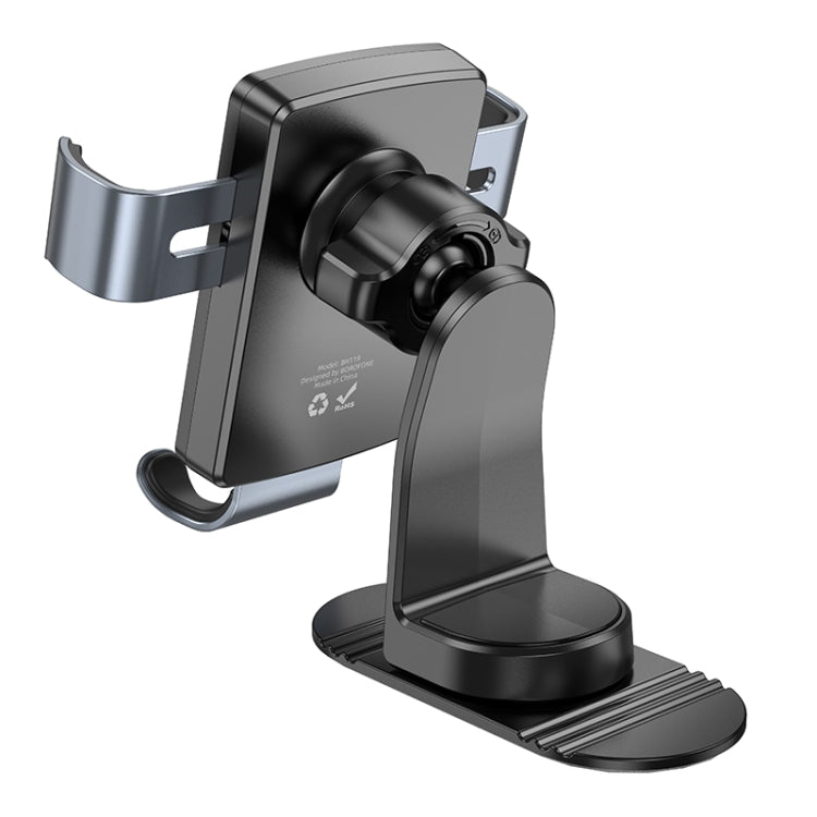 Borofone BH119 Refined Center Console Gravity Linkage Car Holder - Black Tarnish