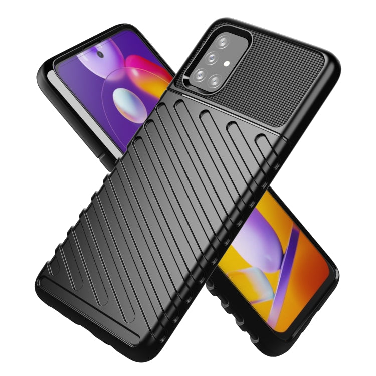 For Samsung Galaxy M31s Thunderbolt Shockproof TPU Protective Soft Case(Green)