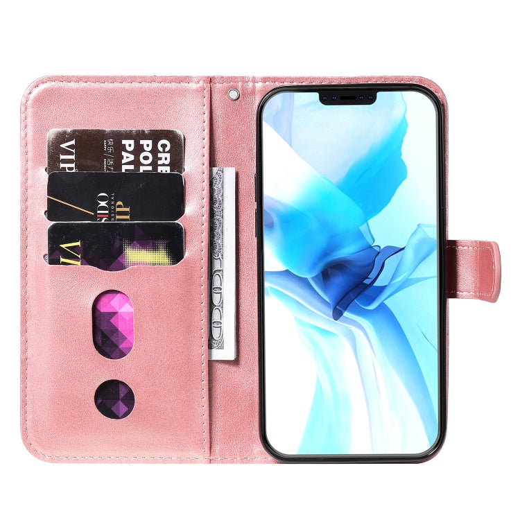 For iPhone 12 mini Pro Fashion Calf Texture Zipper Horizontal Flip Leather Case with Stand & Card Slots & Wallet Function