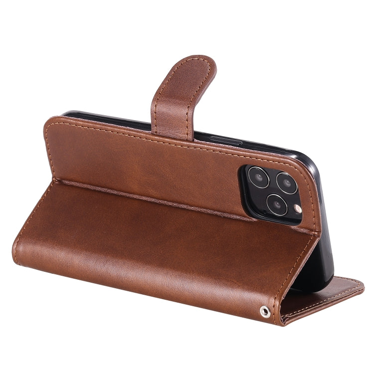 For iPhone 12 mini Pro Fashion Calf Texture Zipper Horizontal Flip Leather Case with Stand & Card Slots & Wallet Function