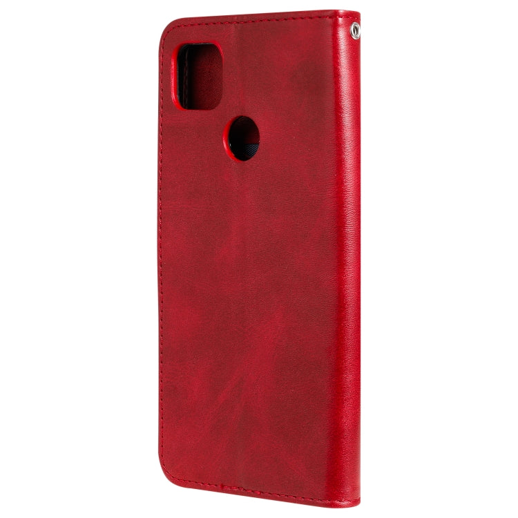 For Xiaomi Redmi 9C Fashion Calf Texture Zipper Horizontal Flip Leather Case with Stand & Card Slots & Wallet Function
