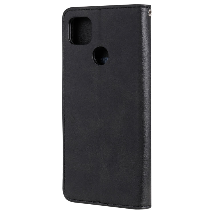 For Xiaomi Redmi 9C Fashion Calf Texture Zipper Horizontal Flip Leather Case with Stand & Card Slots & Wallet Function