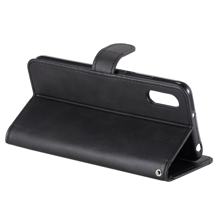 For Xiaomi Redmi 9A Fashion Calf Texture Zipper Horizontal Flip Leather Case with Stand & Card Slots & Wallet Function