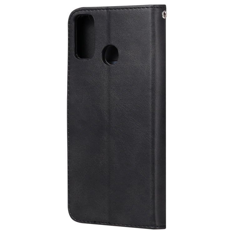 For Huawei Honor 9X Lite Fashion Calf Texture Zipper Horizontal Flip Leather Case with Stand & Card Slots & Wallet Function