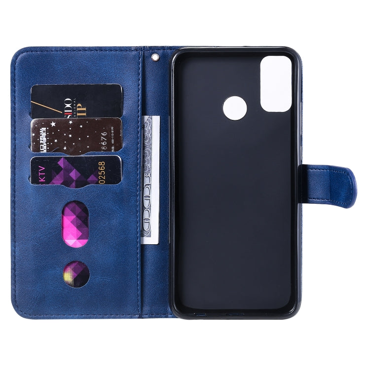 For Huawei Honor 9X Lite Fashion Calf Texture Zipper Horizontal Flip Leather Case with Stand & Card Slots & Wallet Function