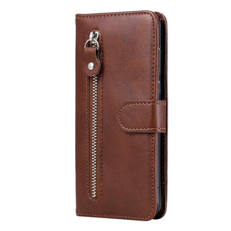 For Huawei Honor 9X Lite Fashion Calf Texture Zipper Horizontal Flip Leather Case with Stand & Card Slots & Wallet Function