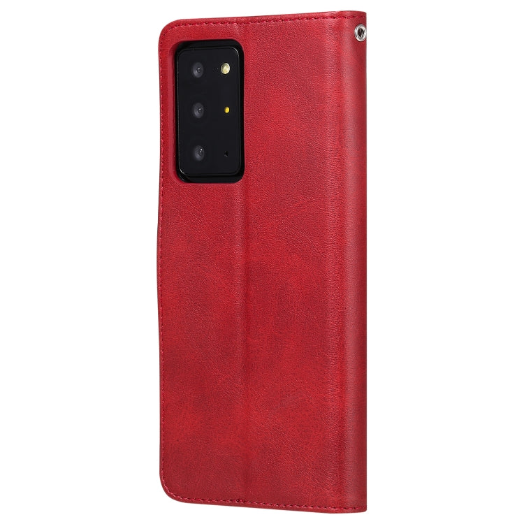 For Samsung Galaxy Note20 Ultra Fashion Calf Texture Zipper Horizontal Flip Leather Case with Stand & Card Slots & Wallet Function