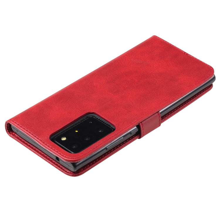 For Samsung Galaxy Note20 Ultra Fashion Calf Texture Zipper Horizontal Flip Leather Case with Stand & Card Slots & Wallet Function