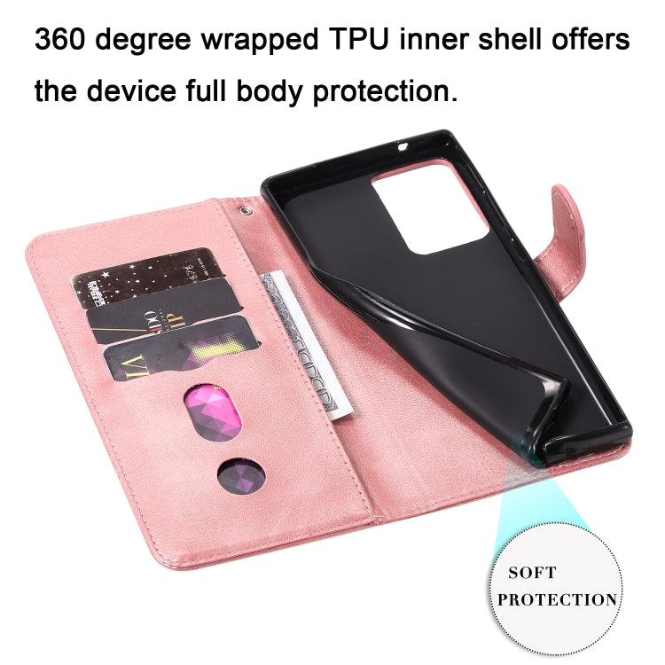 For Samsung Galaxy Note20 Ultra Fashion Calf Texture Zipper Horizontal Flip Leather Case with Stand & Card Slots & Wallet Function