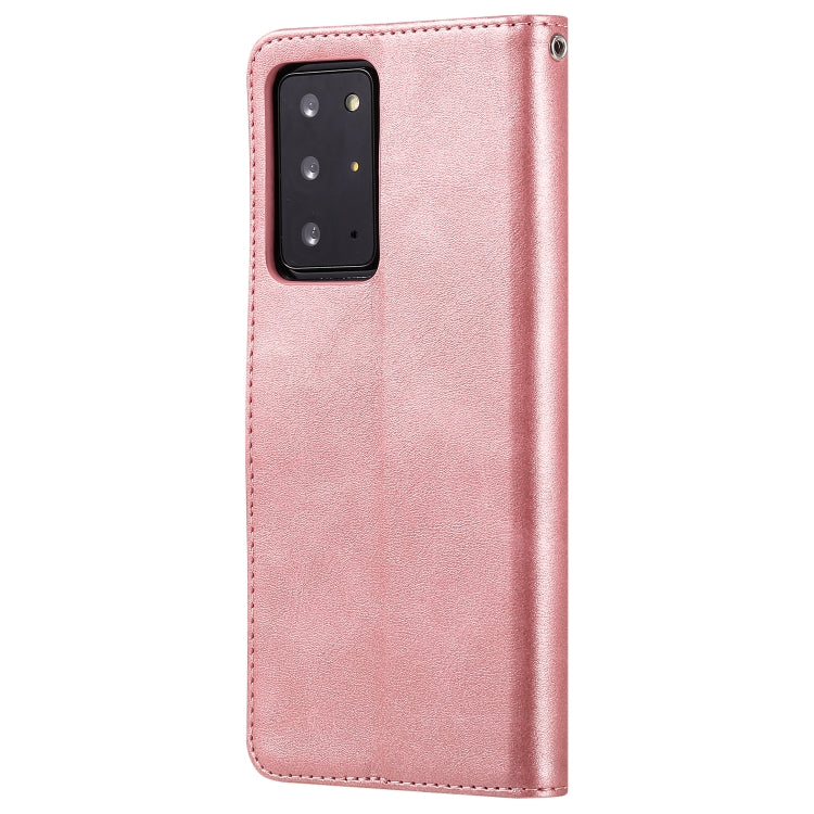 For Samsung Galaxy Note20 Ultra Fashion Calf Texture Zipper Horizontal Flip Leather Case with Stand & Card Slots & Wallet Function
