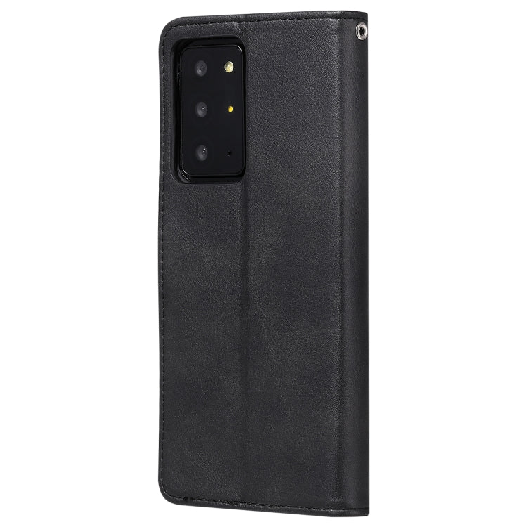 For Samsung Galaxy Note20 Ultra Fashion Calf Texture Zipper Horizontal Flip Leather Case with Stand & Card Slots & Wallet Function
