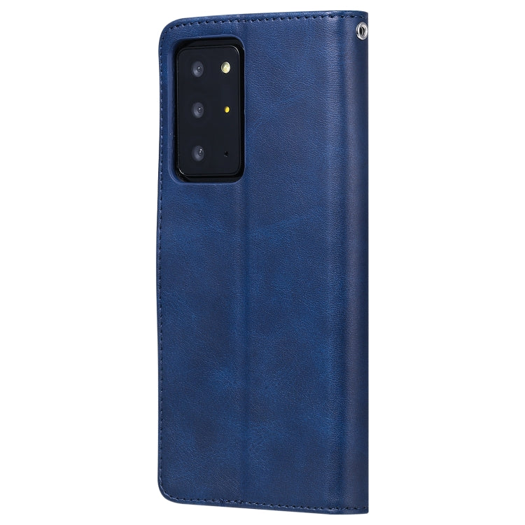 For Samsung Galaxy Note20 Ultra Fashion Calf Texture Zipper Horizontal Flip Leather Case with Stand & Card Slots & Wallet Function