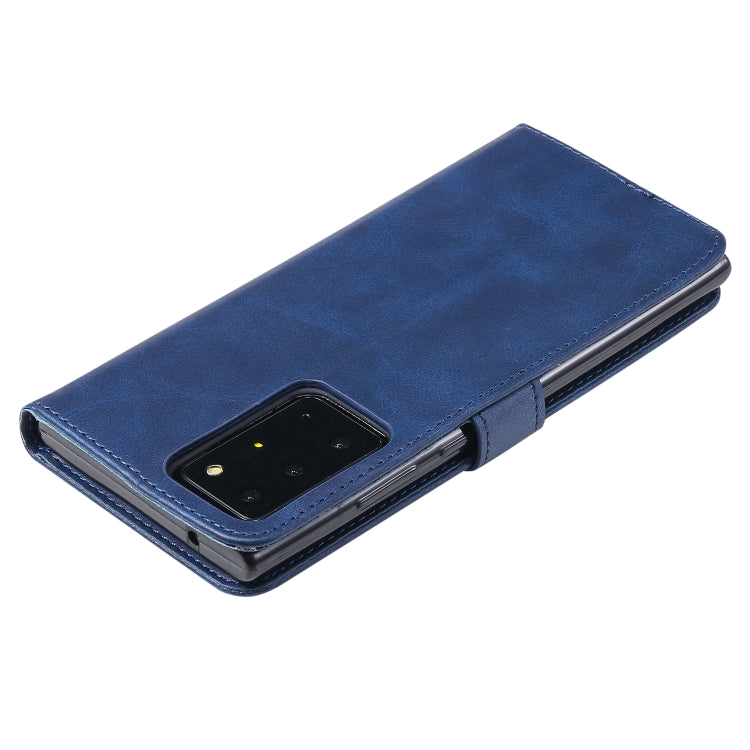 For Samsung Galaxy Note20 Ultra Fashion Calf Texture Zipper Horizontal Flip Leather Case with Stand & Card Slots & Wallet Function