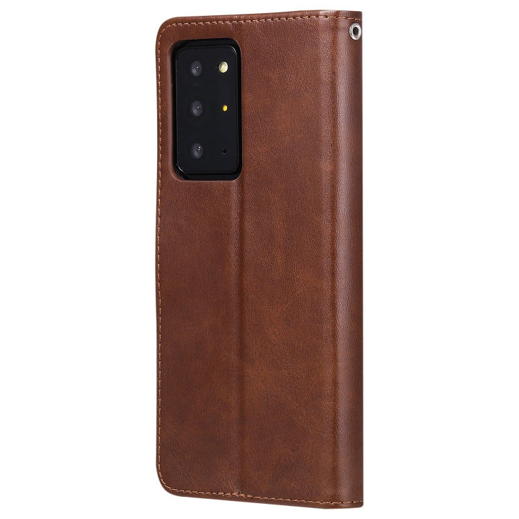 For Samsung Galaxy Note20 Ultra Fashion Calf Texture Zipper Horizontal Flip Leather Case with Stand & Card Slots & Wallet Function