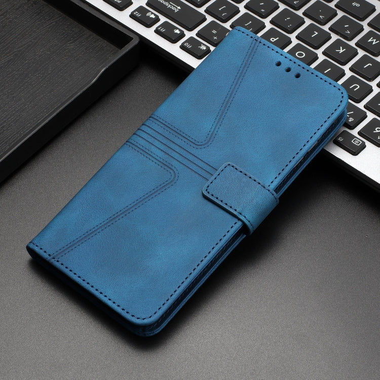 For Redmi Note 14 5G Triangle Solid Color Leather Phone Case