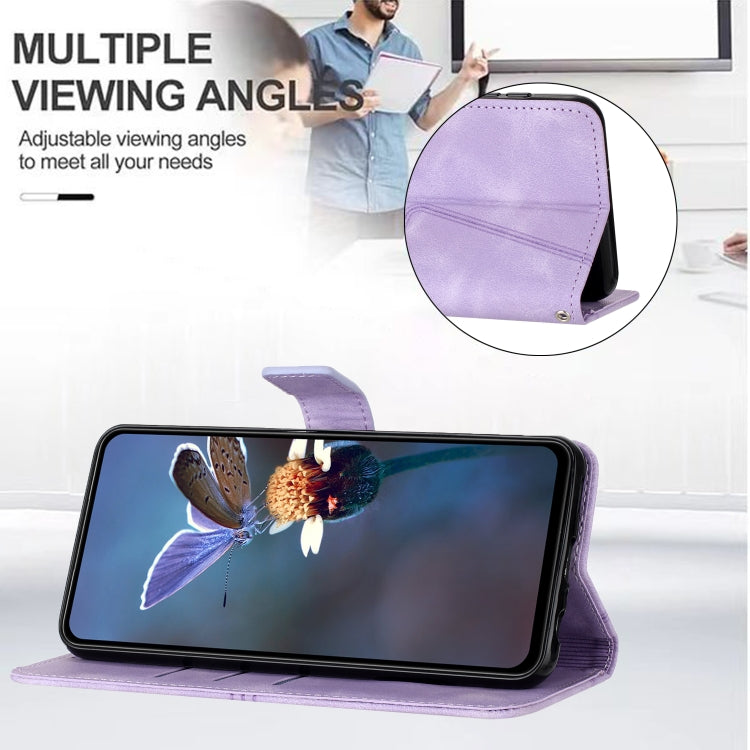 For Redmi Note 14 Pro 5G Triangle Solid Color Leather Phone Case
