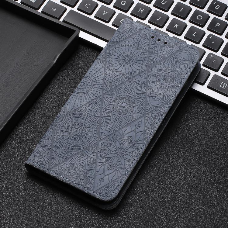 For Redmi A4 5G Ethnic Embossed Adsorption Leather Phone Case
