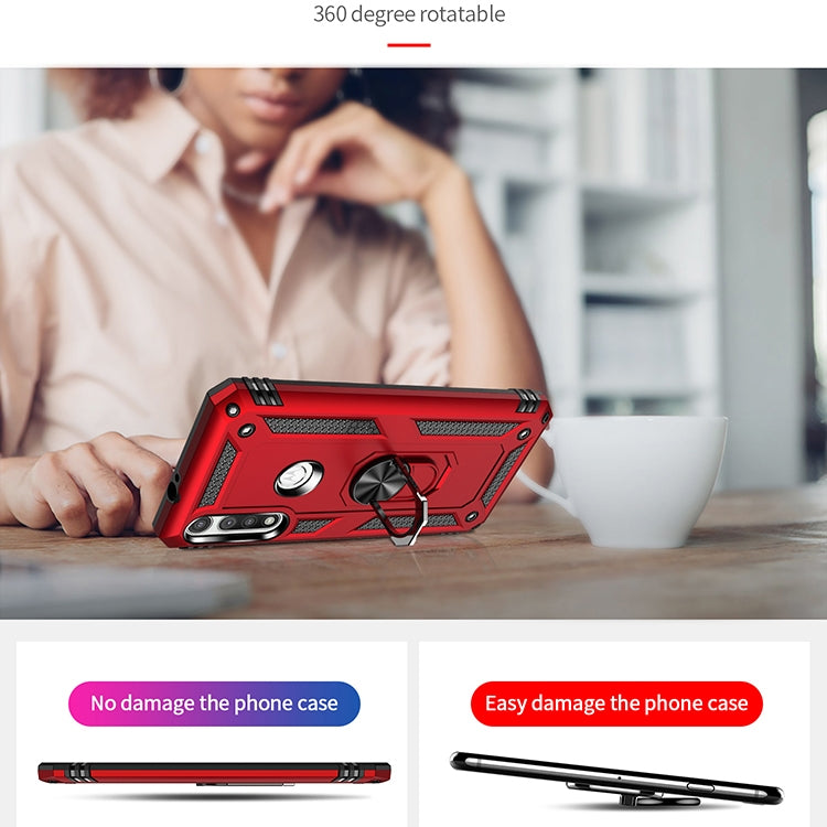 For Motorola Moto G Fast Shockproof TPU + PC Protective Case with 360 Degree Rotating Holder