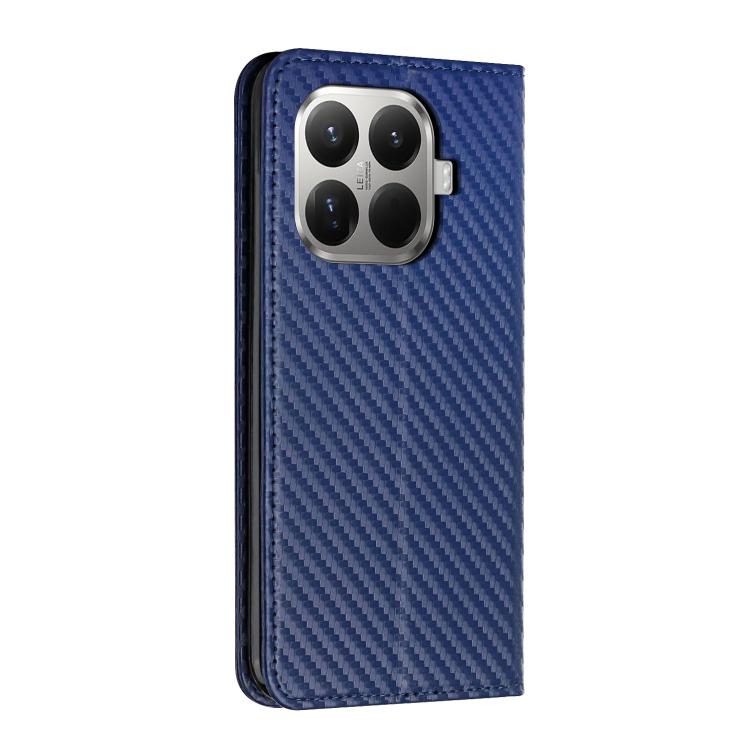 For Xiaomi 15T Pro 5G Carbon Fiber Texture Magnetic Flip Leather Phone Case