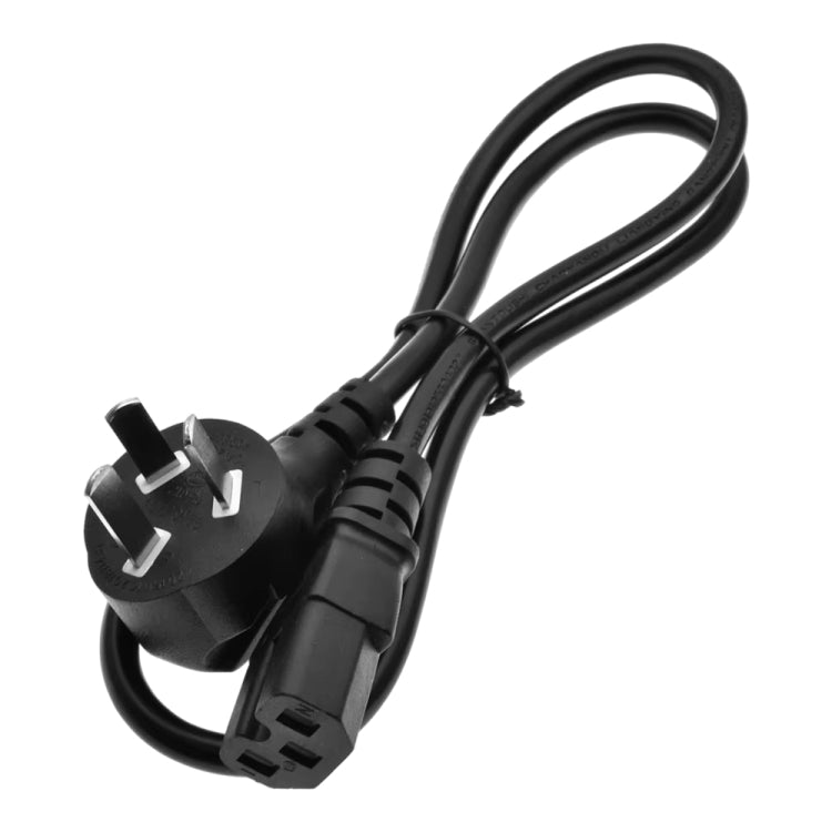 AU Plug Computer PC Power Cord 3 Pin Cable, Length:5m - Black