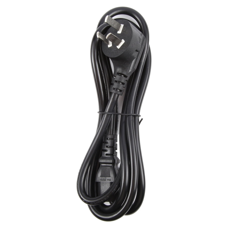 AU Plug Computer PC Power Cord 3 Pin Cable, Length:5m - Black