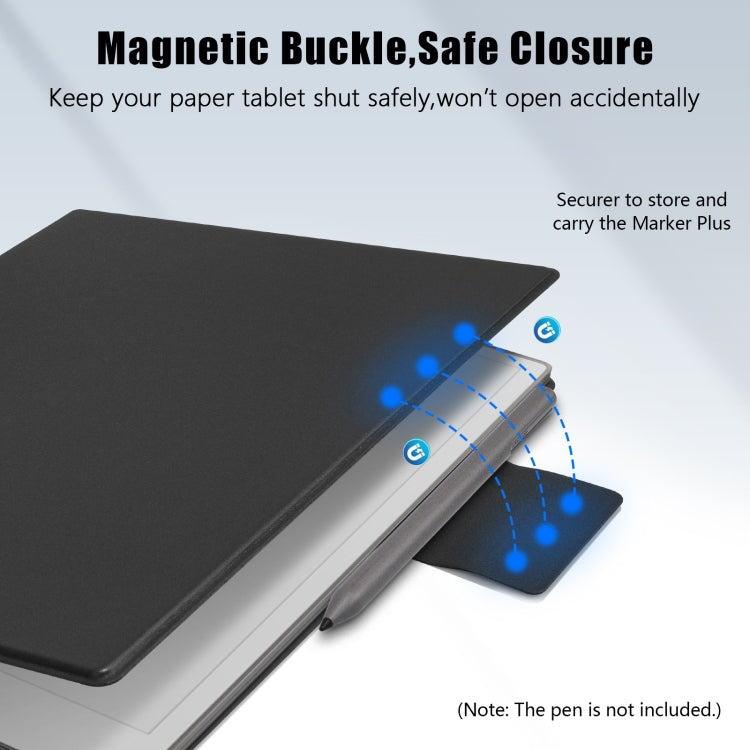 For reMarkable Paper Pro 2024 11.8 inch Imitation Original Smart Leather Tablet Case
